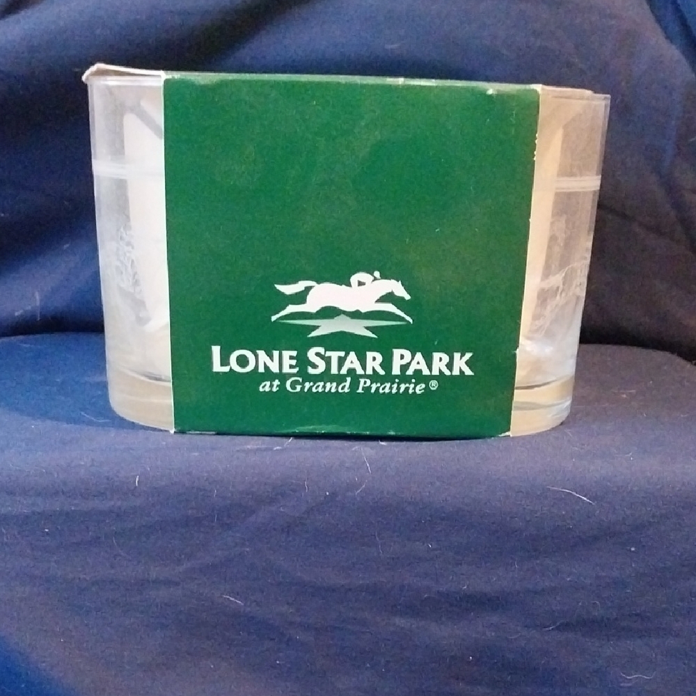 Lone Star Park Glass Tumbler